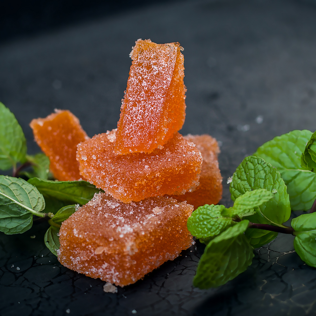 Negroni flavoured adult gummy sweets