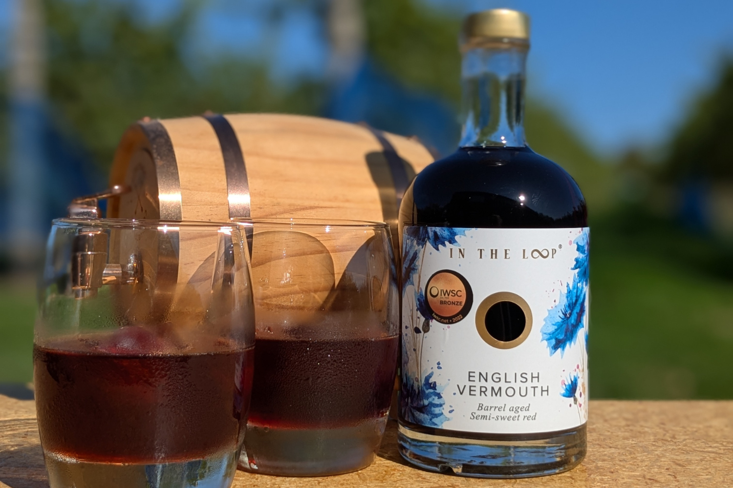 Barrel aged Semi-sweet red English Vermouth