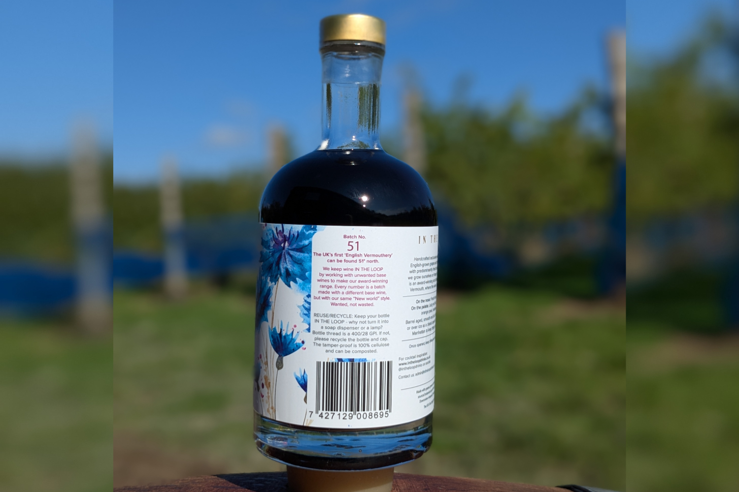 Barrel aged Semi-sweet red English Vermouth