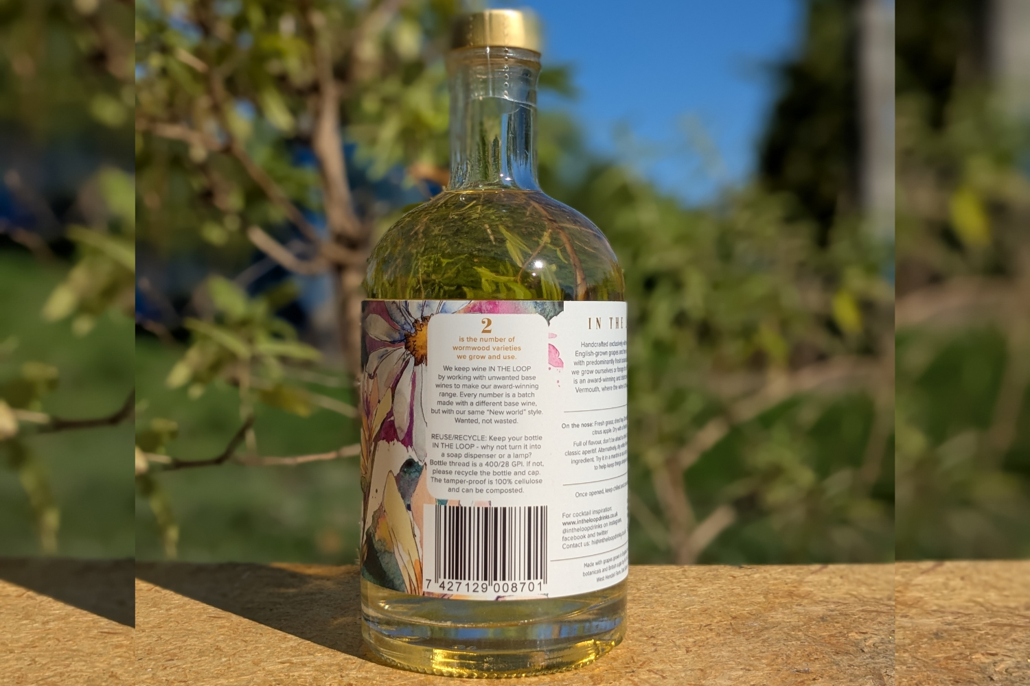 Extra dry white English Vermouth