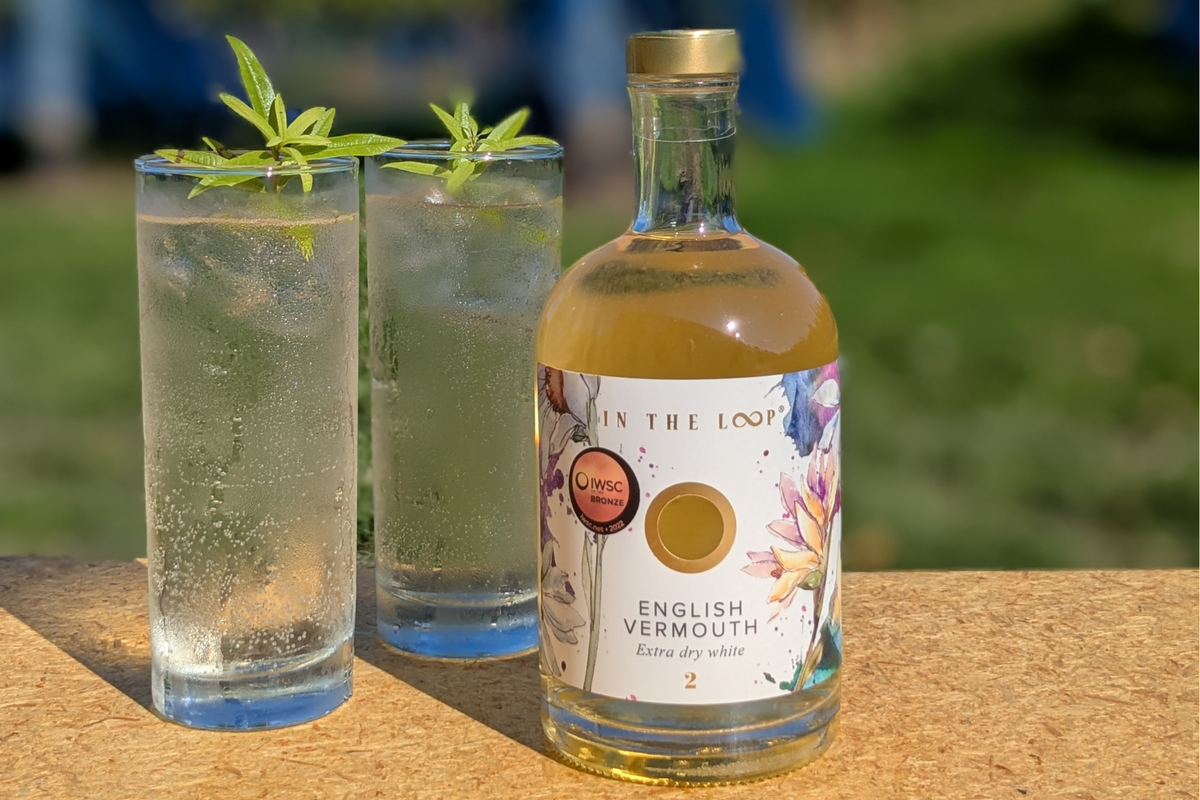 Dry white English Vermouth made with English wine and fresh